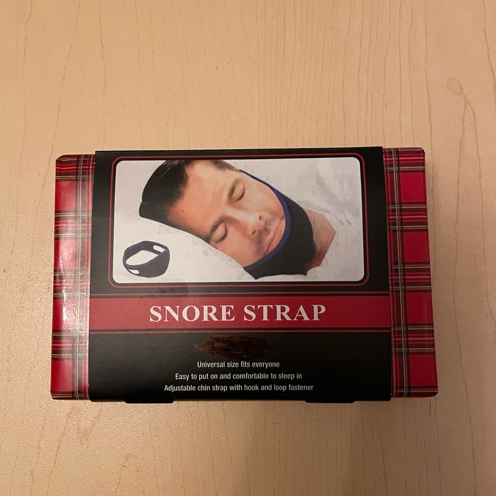 SNORE STRAP NIB: Universal size with adjustable chin strap,comfortable to sleep
